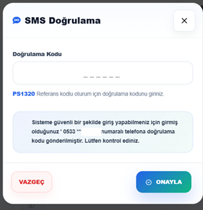 SMS Doğrulama